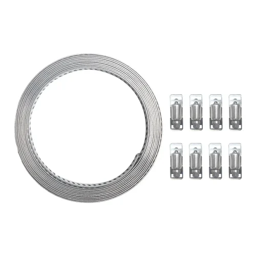 304 Stainless Steel Worm Clamp Hose Clamps with Fasteners Suitable For DIY Adjustable Use