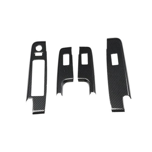 Carbon Fiber Pattern Window Lift Trim Suitable For Isuzu D-Max / Dmax 2021-2023