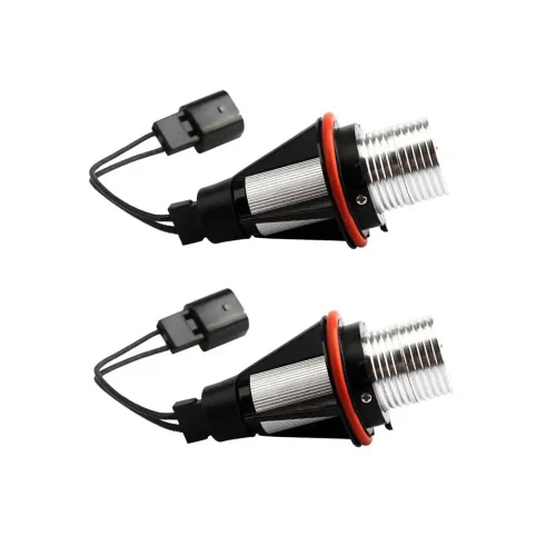 2x Angel Eyes LED Halo Ring Light Bulbs Error Free Suitable For BMW X5 E39 E53 E60 E61 E63