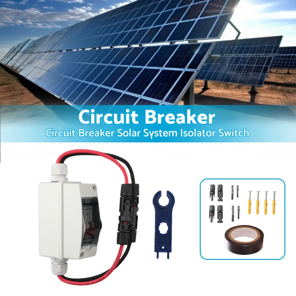 PV Isolator Switch DC 500V 32A IP65 Disconnect Circuit Breaker Suitable for Solar-Panels - Image 2