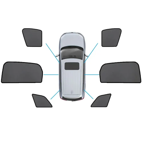Magnetic Mesh Sun Blind Car Window Shades Suitable For Audi Q7 / SQ7 2015-2025 Front & Rear