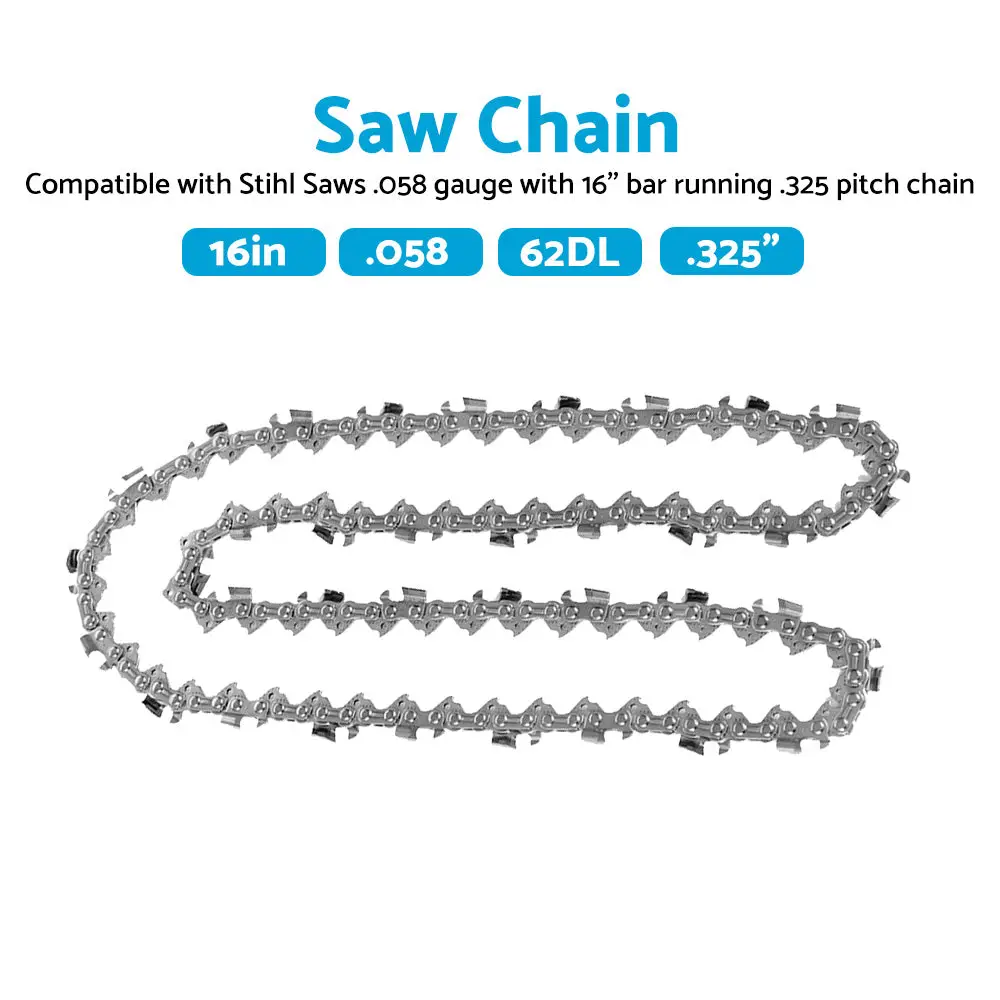Buy 16 inch carbide chainsaw chain compatible with Stihl MS270 MS280 MS290 models from All in Home Box Products On Sale Austr