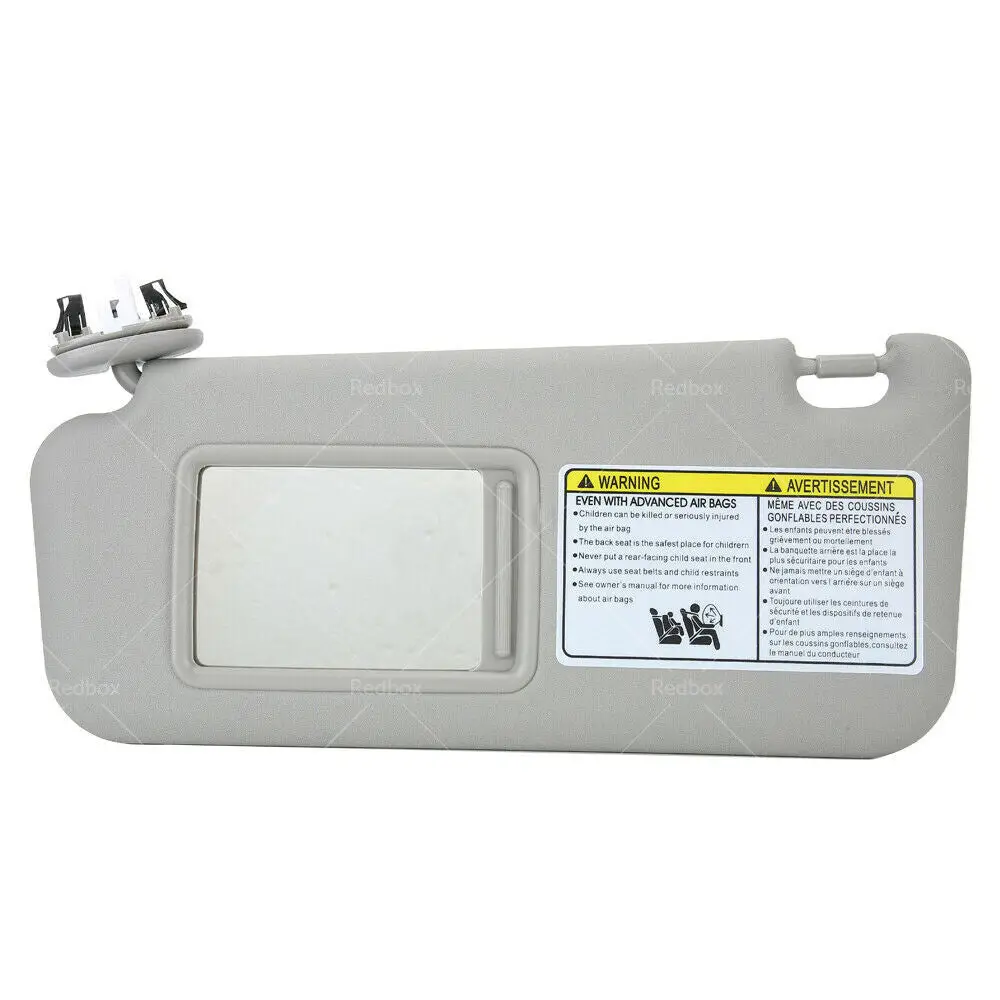 Buy left sunshade visor with mirror for Toyota RAV4 2006-2013 in gray by Kaka Auto Parts Products On Sale Australia