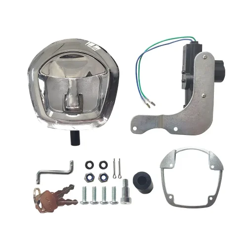 Chrome Power Operated Whale Tail T Handle 12V Folding Lock Suitable For Trailer Canopy