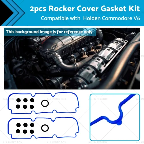 2x Rocker Cover Gasket Kit Suitable for Holden Commodore VG VQ VN VP V6 3. 8L