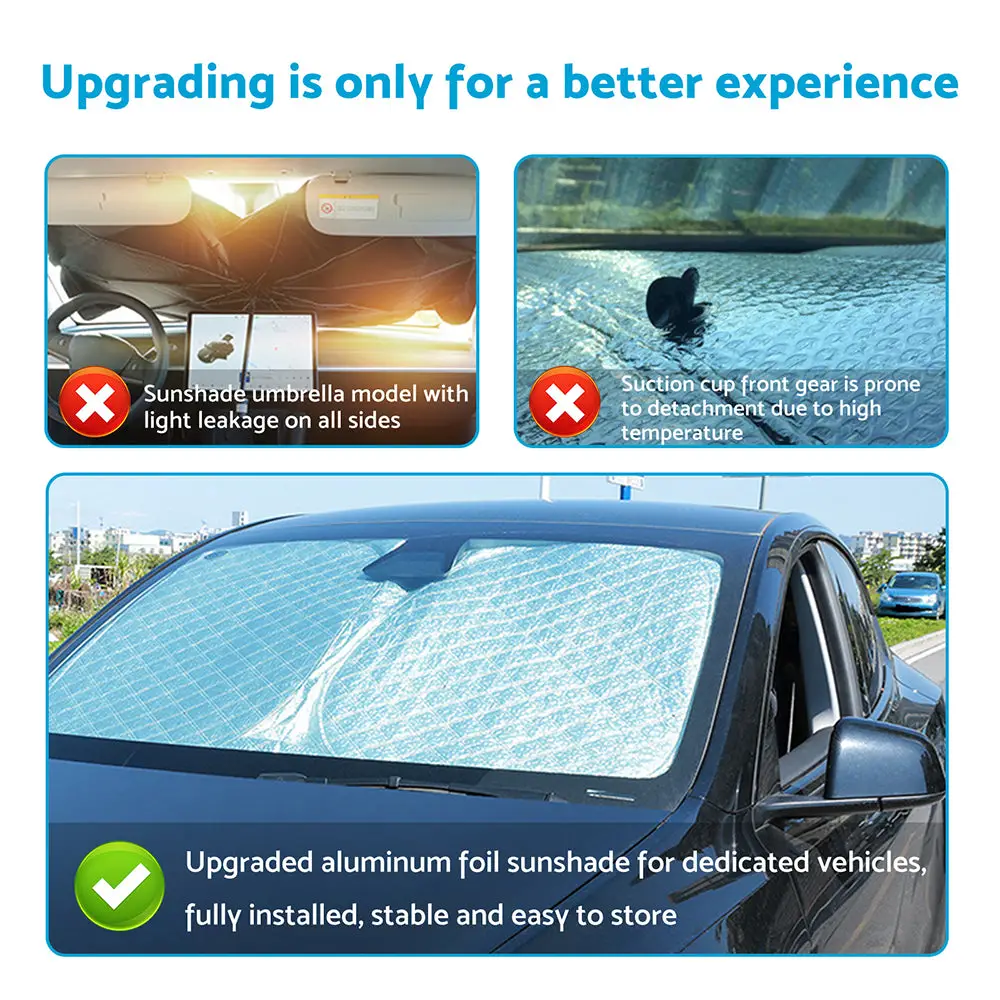 6 Layer Windscreen Sun Shade Suitable for Kia Stonic 2018–2025 - Image 2