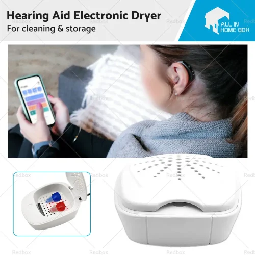 D-Dry+ Electronic Hearing Aid Dryer – For Cleaning, Drying & Storing Hearing Aids