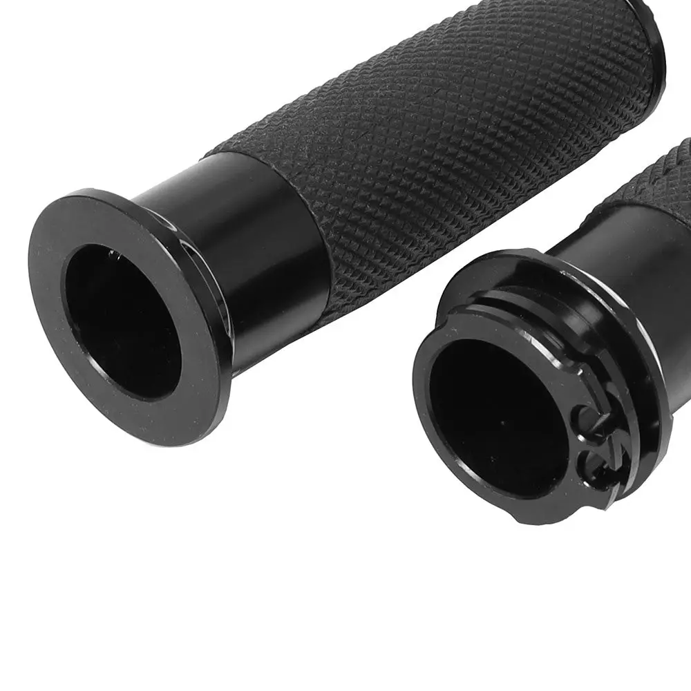 1-inch Pair Black Hand Grip Handle Bar Suitable For Harley-Davidson Touring 2000-2020 / Dyna 2000-2017 / Sportster 2004-2020 - Image 5